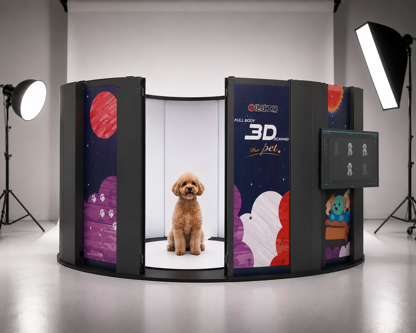 ペット専用フルボディ3Dスキャナー